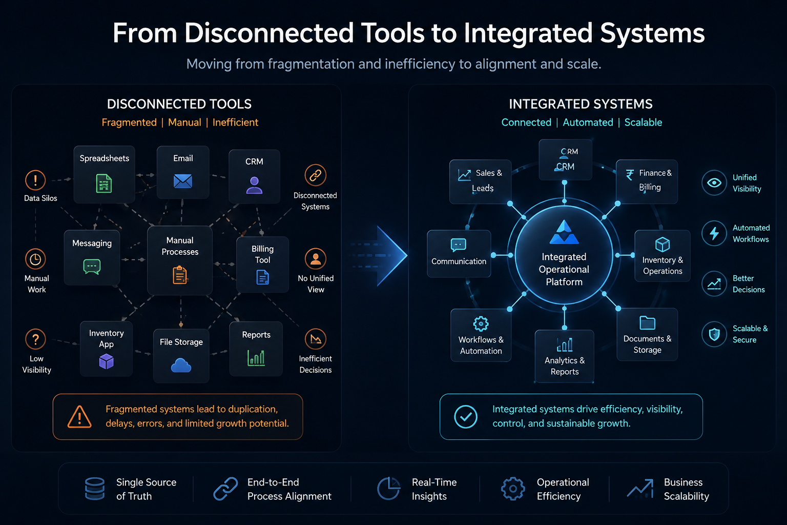 From Disconnected Tools to Integrated Systems